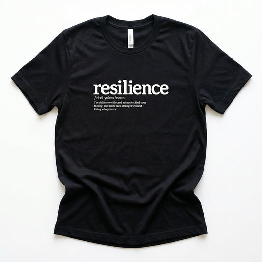 Definition of Resilience — Unisex Tee (Dark)