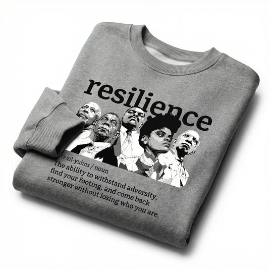 Portraits of Resilience Vol. 1 — Unisex Crew (Heather Grey)