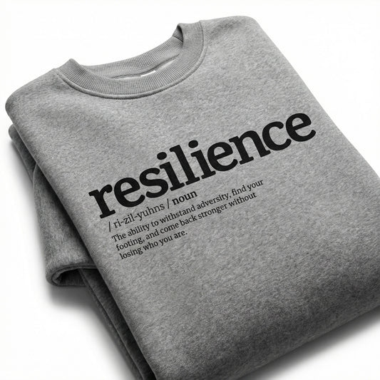 Definition of Resilience — Unisex Crew (Heather Grey)