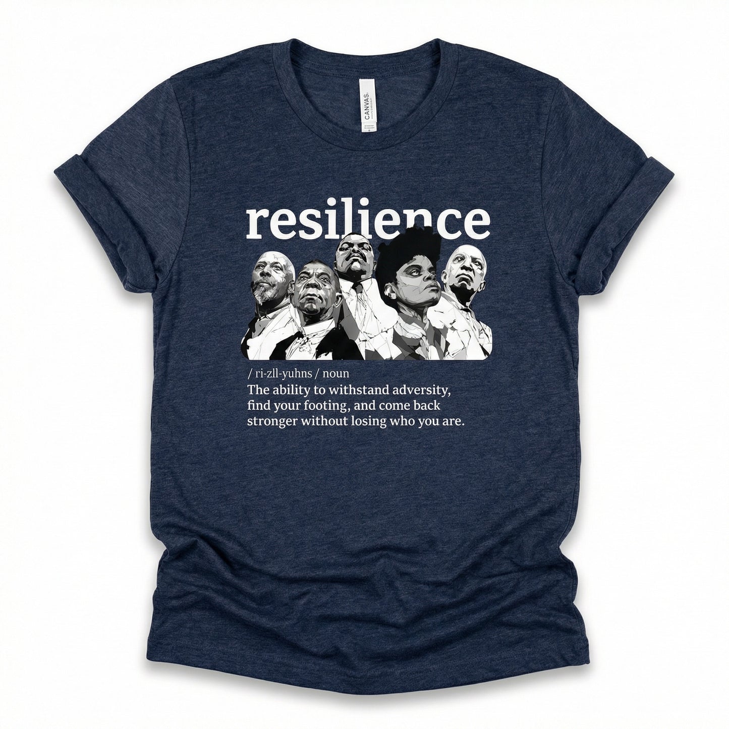 Portraits of Resilience Vol. 1 — Unisex Tee (Dark)