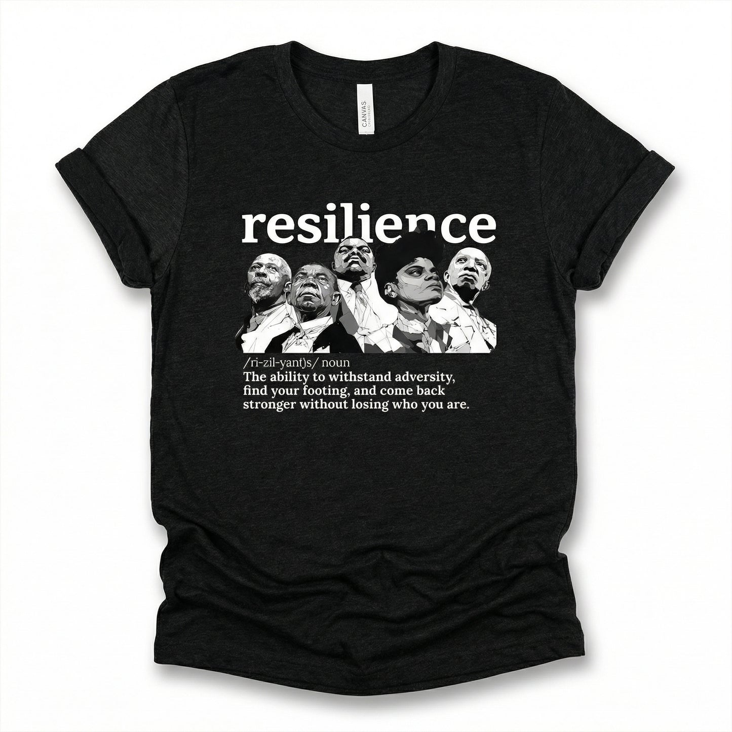 Portraits of Resilience Vol. 1 — Unisex Tee (Dark)