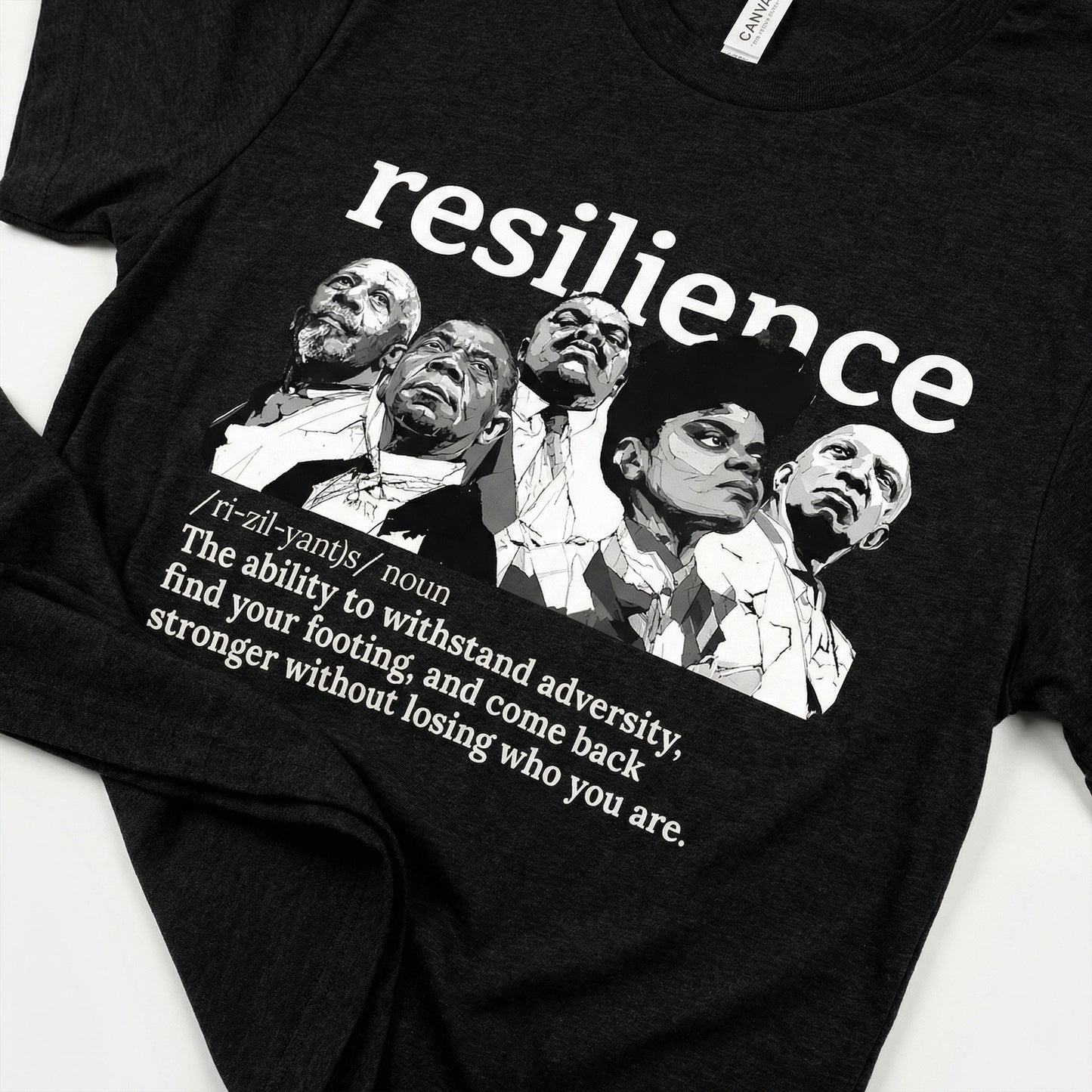 Portraits of Resilience Vol. 1 — Unisex Tee (Dark)