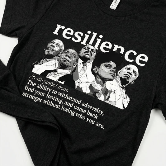 Portraits of Resilience Vol. 1 — Unisex Tee (Dark)