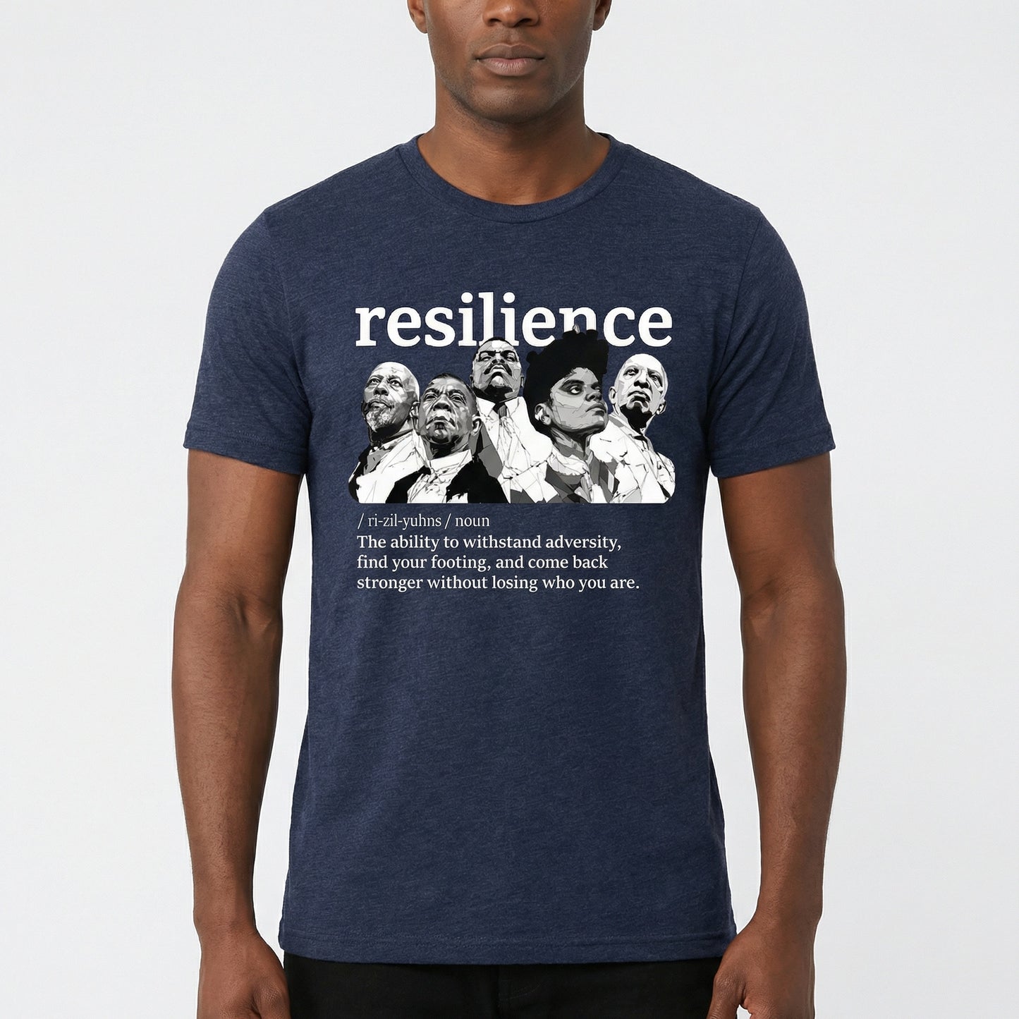 Portraits of Resilience Vol. 1 — Unisex Tee (Dark)