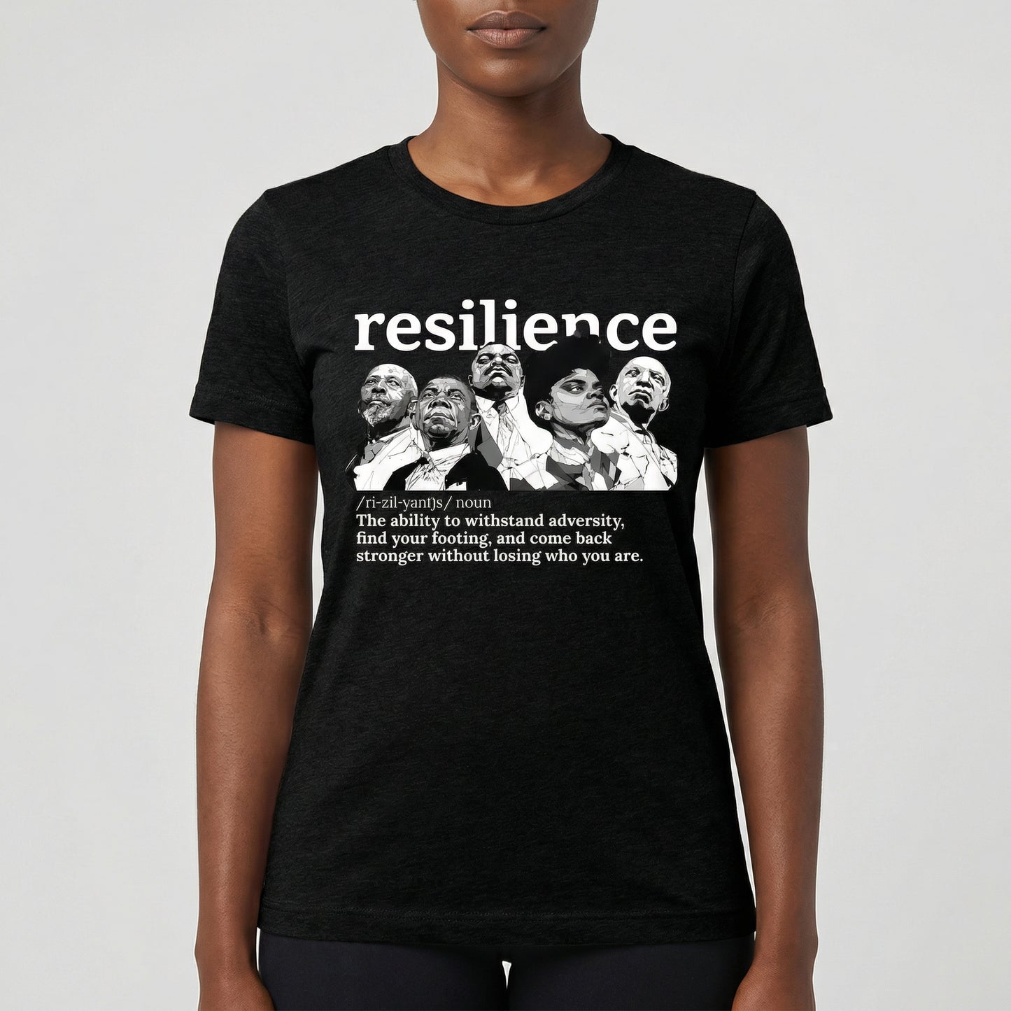 Portraits of Resilience Vol. 1 — Unisex Tee (Dark)