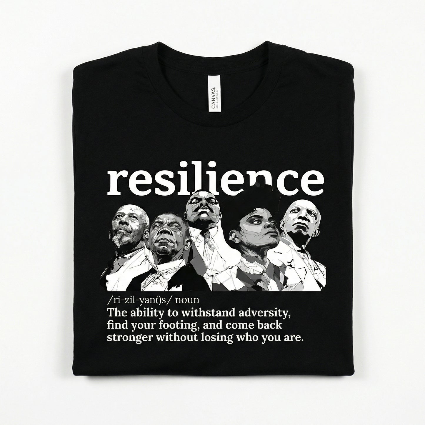 Portraits of Resilience Vol. 1 — Unisex Tee (Dark)